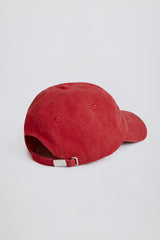 Baseball Cap in Dark Red