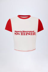 Logo Cropped T-Shirt in White