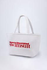 Towelling Tote Bag in White