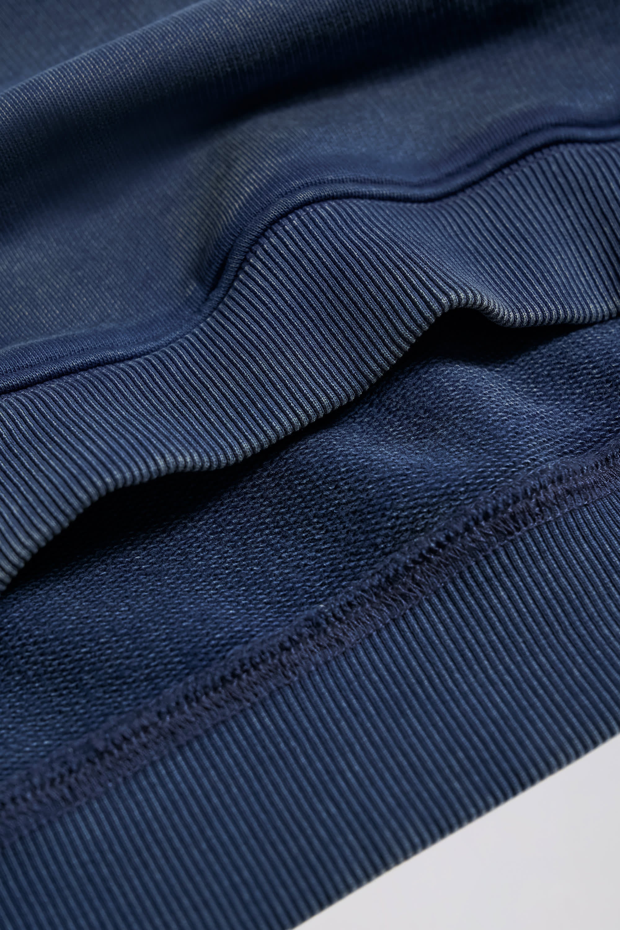 Acid Wash Oversized Hoodie in Blue