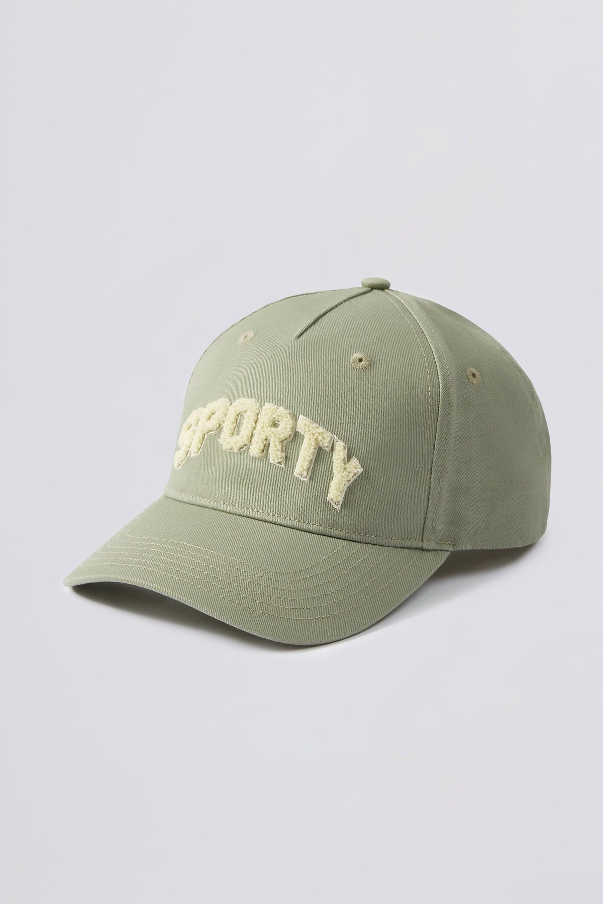 Appliqué Baseball Cap in Mineral