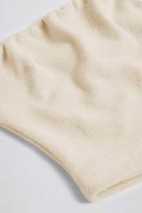 Brushed Jersey Bandeau Top in Ecru