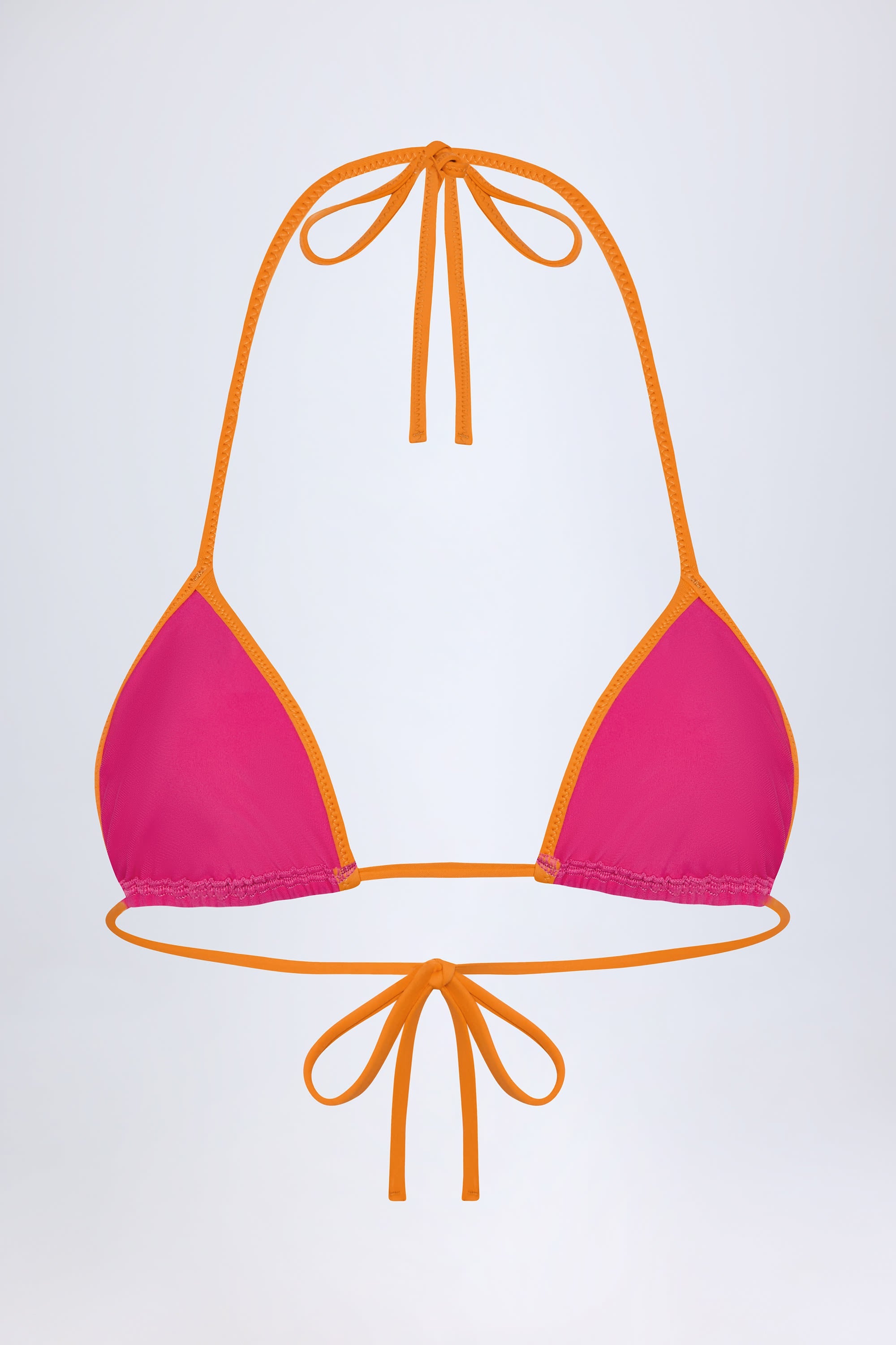 Triangle Bikini Top in Fuchsia