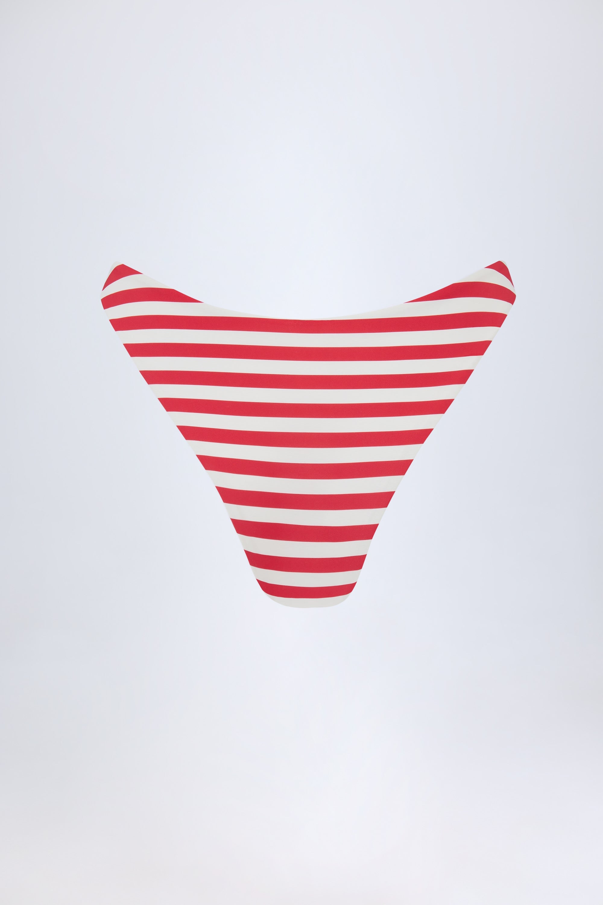 Cheeky Bikini Bottoms in Cherry Red Stripe