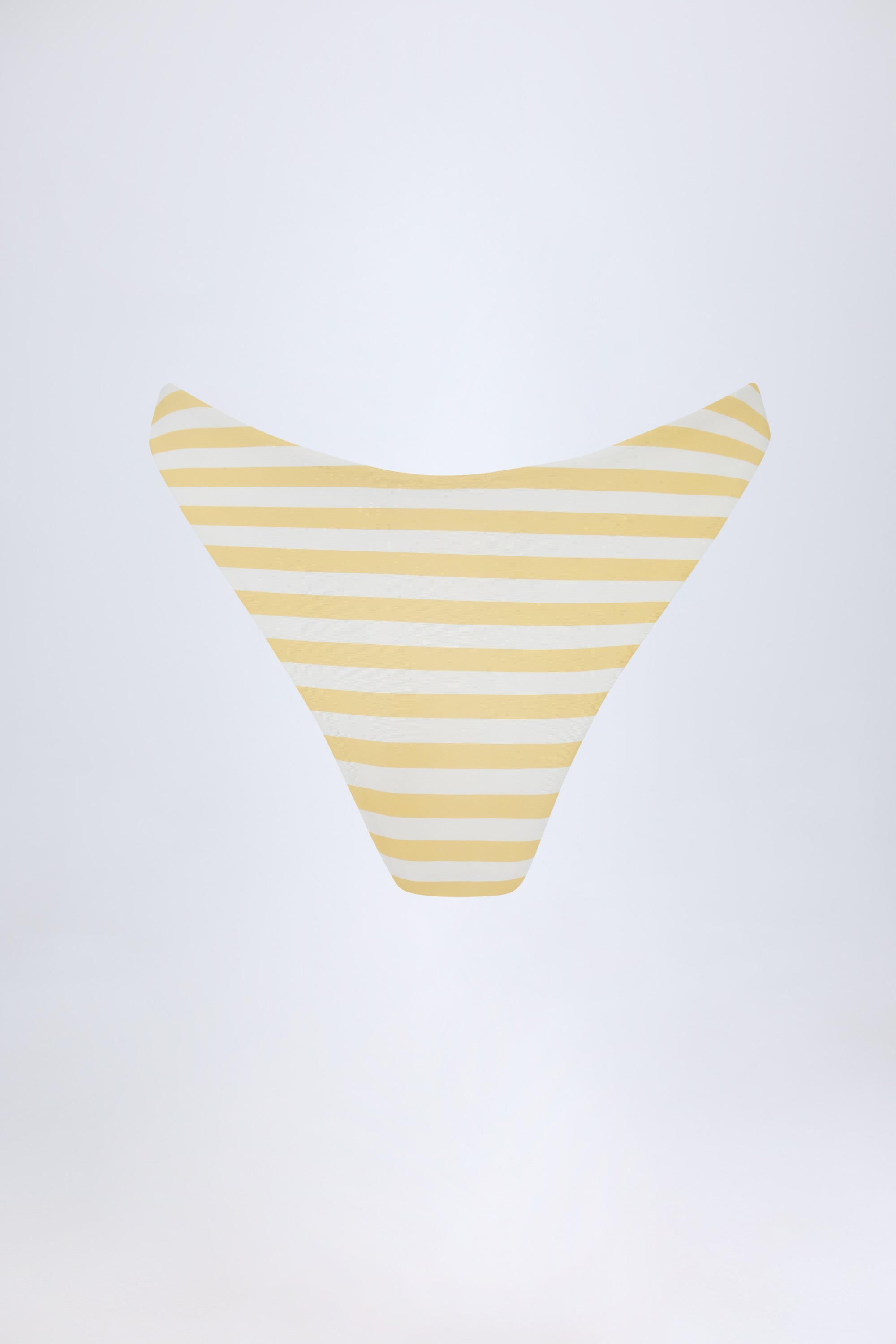 Cheeky Bikini Bottoms in Lemon Yellow Stripe