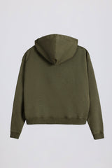 Acid Wash Oversized Hoodie in Light Green