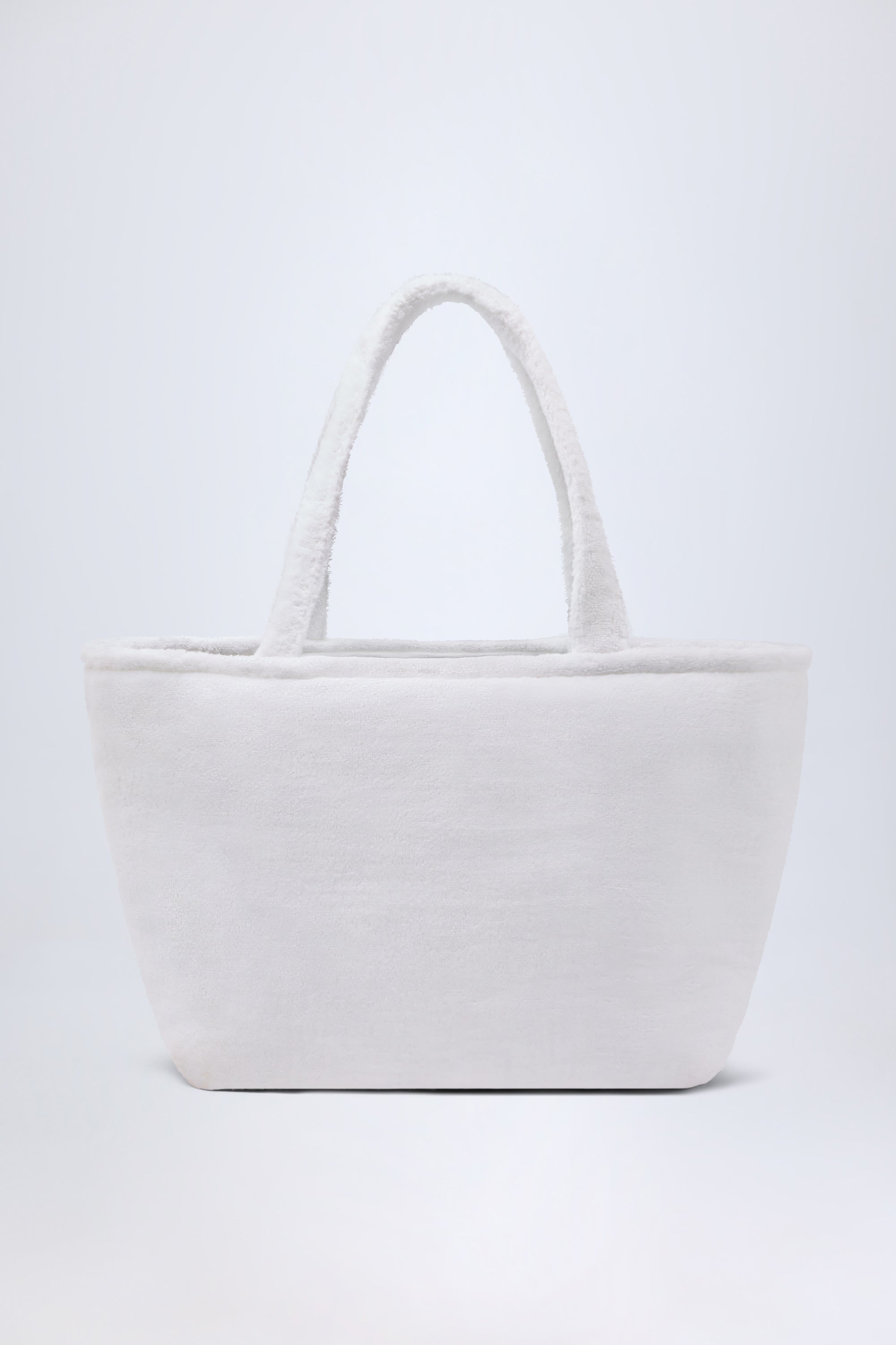 Towelling Tote Bag in White